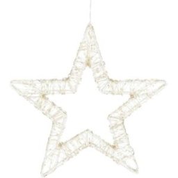 Luca Lighting Figuras navideñas led blanco cálido h3xb36xl36cm