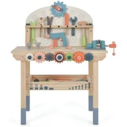 Mobili Rebecca Juego banco de herramientas de madera para niños