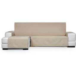 Eysa Funda de sofá chaise longue hidrófugo extra izquierda beige 290 cm
