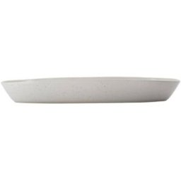house doctor Bandeja de gres blanco 38cm