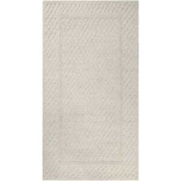 Wecon Home Alfombra crudo diseño tufting a mano en relieve 70x140