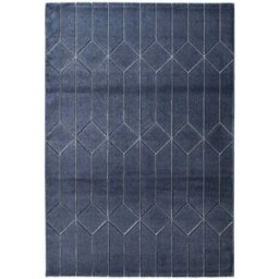 Carpet Living Alfombra de decoración en tela azul 160x230cm