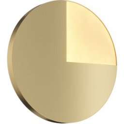 Maytoni Aplique de pared led 12w moderno y elegante circular dorado ø 44,8 cm