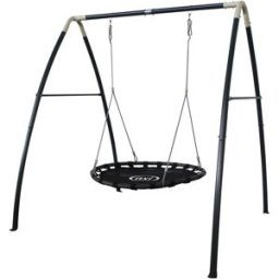 Axi Columpio nido, de metal, antracita/crema