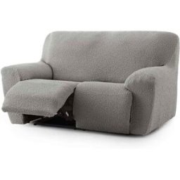 Eysa Funda de sofá 3 plazas relax elástica gris claro 200 - 260
