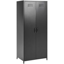 Beliani Mueble de oficina metal negro
