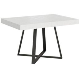 Ityhome Mesa extensible 90x130/234 cm efecto madera, fresno blanco