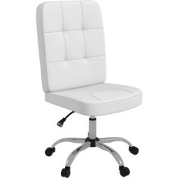 Vinsetto Silla de oficina 45x59x100 cm blanco