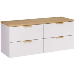 Petits meubles Oria 120cm tocador mate paneles laminados blanco