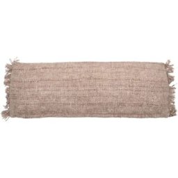 Bazar Bizar Funda de cojín de algodón en beige 35x100x10 cm