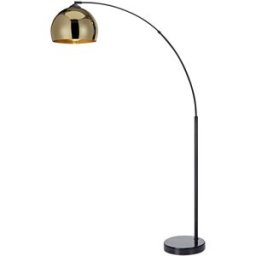 Teamson Lámpara arco, Oro, 170cm