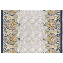 Rugs&Rugs Alfombra decorativa de algodón con impresión digital beige 140x200 cm