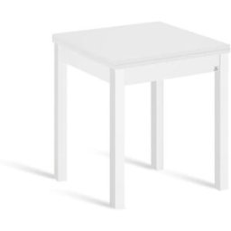 Portus Mesa cocina extensible libro 65(130)x65 cm blanco pata blanco
