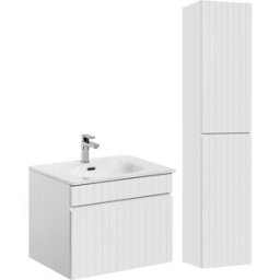 Petits meubles Conjunto mueble lavabo individual tableros laminados blanco