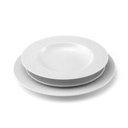 Medard de Noblat Vajilla de 18 piezas porcelana blanco
