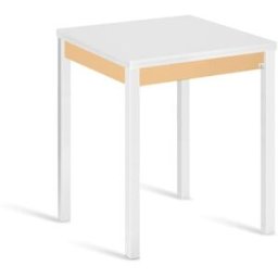 Portus Mesa cocina alta extensible libro 65(130)x65 cm crema pata blanco