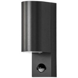 Lindby Lámpara de pared exterior de aluminio negro
