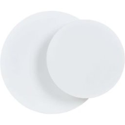 Wonderlamp Aplique de pared nórdico con 2 piezas circulares blancas