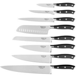 Sabatier Trompette Juego de 8 cuchillos de cocina negro