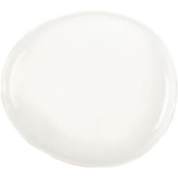 Aulica Plato de postre blanco cerámica - lote de 6