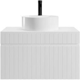 Unique Mueble de baño simple madera blanco