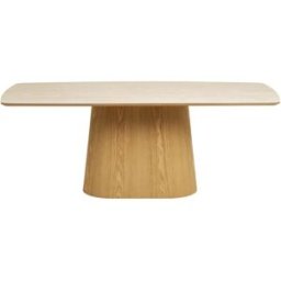 House Nordic Mesa de comedor travertino con tapa cerámica l200