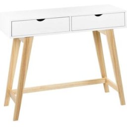 Beliani Consola blanco