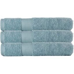 Blanc Avenue Juego de 3 toallas grandes de baño 100x150 cm 500 gr/m² 100% algodón