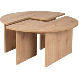 Habitat & Jardin Mesa de centro marrón 90 x 90 x 41 cm