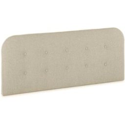 HOMN Cabecero tapizado 140x60 cm color beige, acolchado con espuma