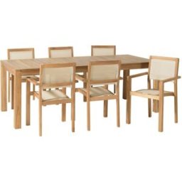 MACABANE Conjunto de salón de jardín para 8/10 personas
