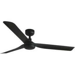 FARO BARCELONA Ventilador sin luz abs negro mate 130x130x25.4 cm