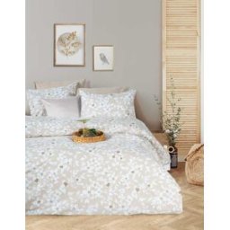 Blanc Avenue Juego de funda de edredón 200x200 cm+ 2 fa 65x65 cm 100% algodón