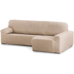Eysa Funda de sofá chaise longue elástica derecha beige 250 - 360 cm