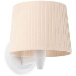 FARO BARCELONA Aplique acero beige 21.5x24.5x21.5 cm