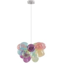 Lucande Lámpara de techo de vidrio varios colores