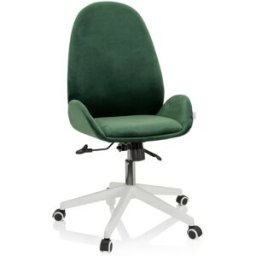 hjh OFFICE Silla home office tela verde