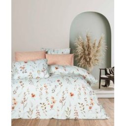 Blanc Avenue Juego de funda de edredón 240x220 cm+ 2 fa 65x65 cm 100% algodón