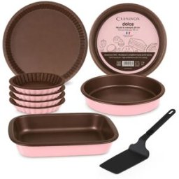 Cuisinox Juego de 8 piezas dulce y salado aluminio reciclado y reciclable y re