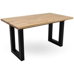 Home Heavenly Mesa de comedor mesa salón en acabado madera extensible 140-180cm