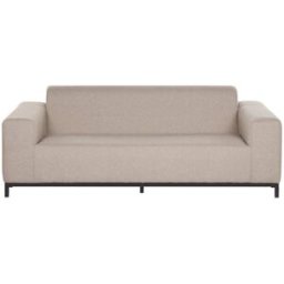 Beliani Sofá de jardín 2 plazas beige