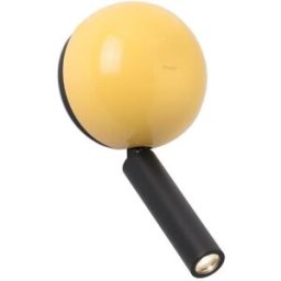 FARO BARCELONA Aplique aluminio amarillo brillo 10.4x6.5x21.3 cm