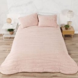Manterol Edredón comforter rayas geométricas rosa - CAMA 180cm