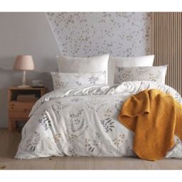 Blanc Avenue Juego de funda de edredón 240x220 cm+ 2 FA 65x65 cm 100% algodón