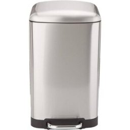 Kitchen Move Cubo de basura de cocina de pedal plata 30l