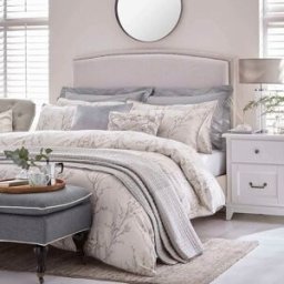 Laura Ashley Juego de funda nórdica flores para cama 90cm 200x200cm