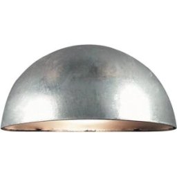 Nordlux Aplique de exterior plateado de aluminio de estilo moderno