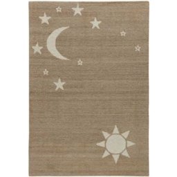 Natur Pur Alfombra de habitación infantil tejida a mano - cielo arena 160x230 cm