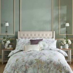 Laura Ashley Juego de funda nórdica romántica para cama 90cm 200x200cm