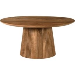 Moloo Mesa de centro redonda d80 cm en madera maciza